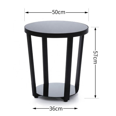 Dining Room Europe Steel Wood Round Rectangular Coffee Table Bed Side Tea Desk Night Stand