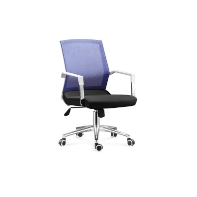 Modern Ergonomic Metal Base Office Chair Mesh Chair With Sliding Seat