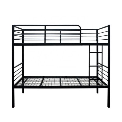 HIgh quantity bedroom 2 level furniture bed Double Designs iron frame double steel bunk bed metal decker bed