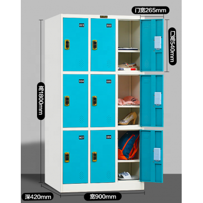 Low Moq Metal 4/6/9/12  Door School Hostel Steel Cabinet Locker Metal Lockers For Hostels