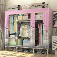 Free Sample Wardrobe Foldable Pvc Clothes Bedroom Guangdong Por Unidad Diy 20 Cube Canvas Closets Closet Portable With Steamer